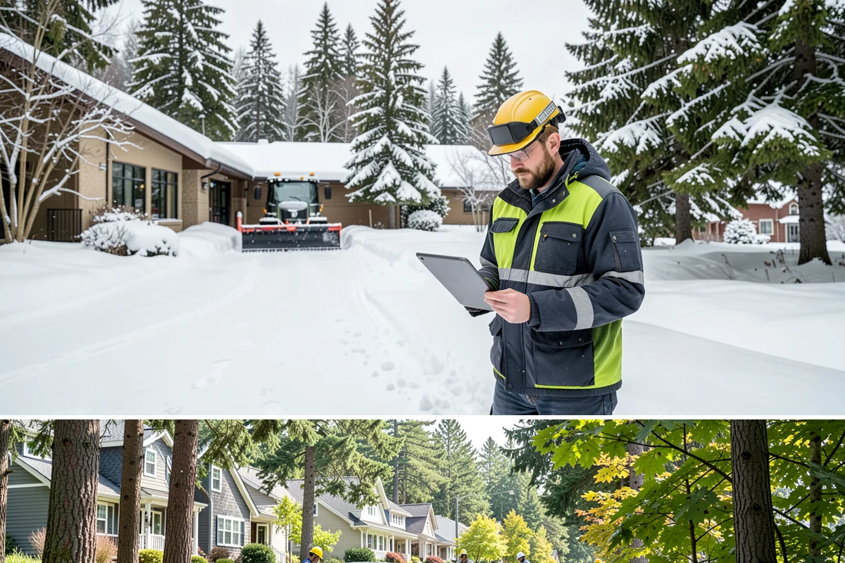 Hotel Sidewalk Clearing in Normandy Park, King County, WA - Hotel demand is steady from December through February, with overnight freezing drizzle posing the greatest risk to late-arriving...