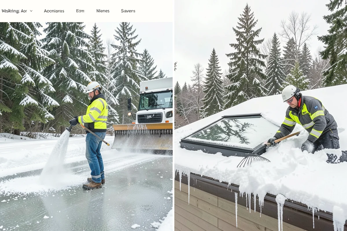 Hotel Sidewalk Clearing in Ruston, Pierce County, WA - Clear the arrival canopy and check-in walk as top priority