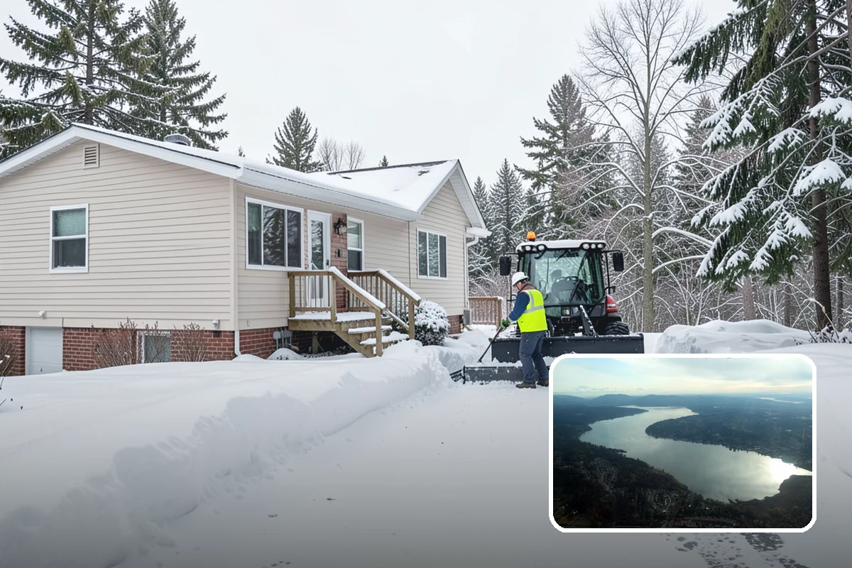 Hotel Sidewalk Clearing in Sammamish, King County, WA - Around-the-clock coverage matches 24-hour guest arrivals