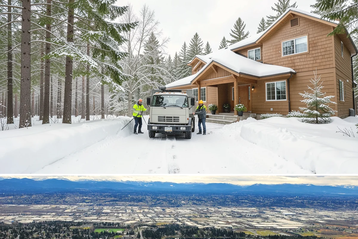 Hotel Sidewalk Clearing in SeaTac, King County, WA - Hotel demand is steady from December through February, with overnight freezing drizzle posing the greatest risk to late-arriving...