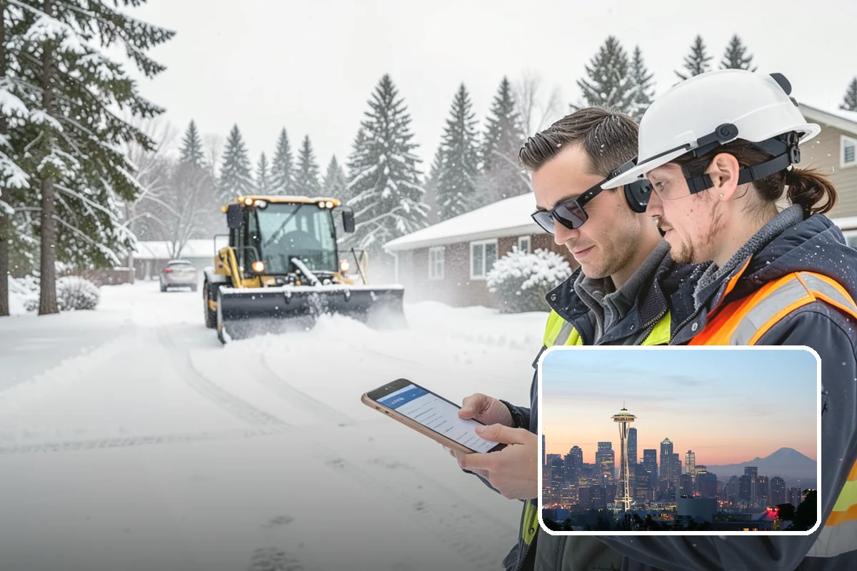 Hotel Sidewalk Clearing in Seattle, King County, WA - Around-the-clock coverage matches 24-hour guest arrivals