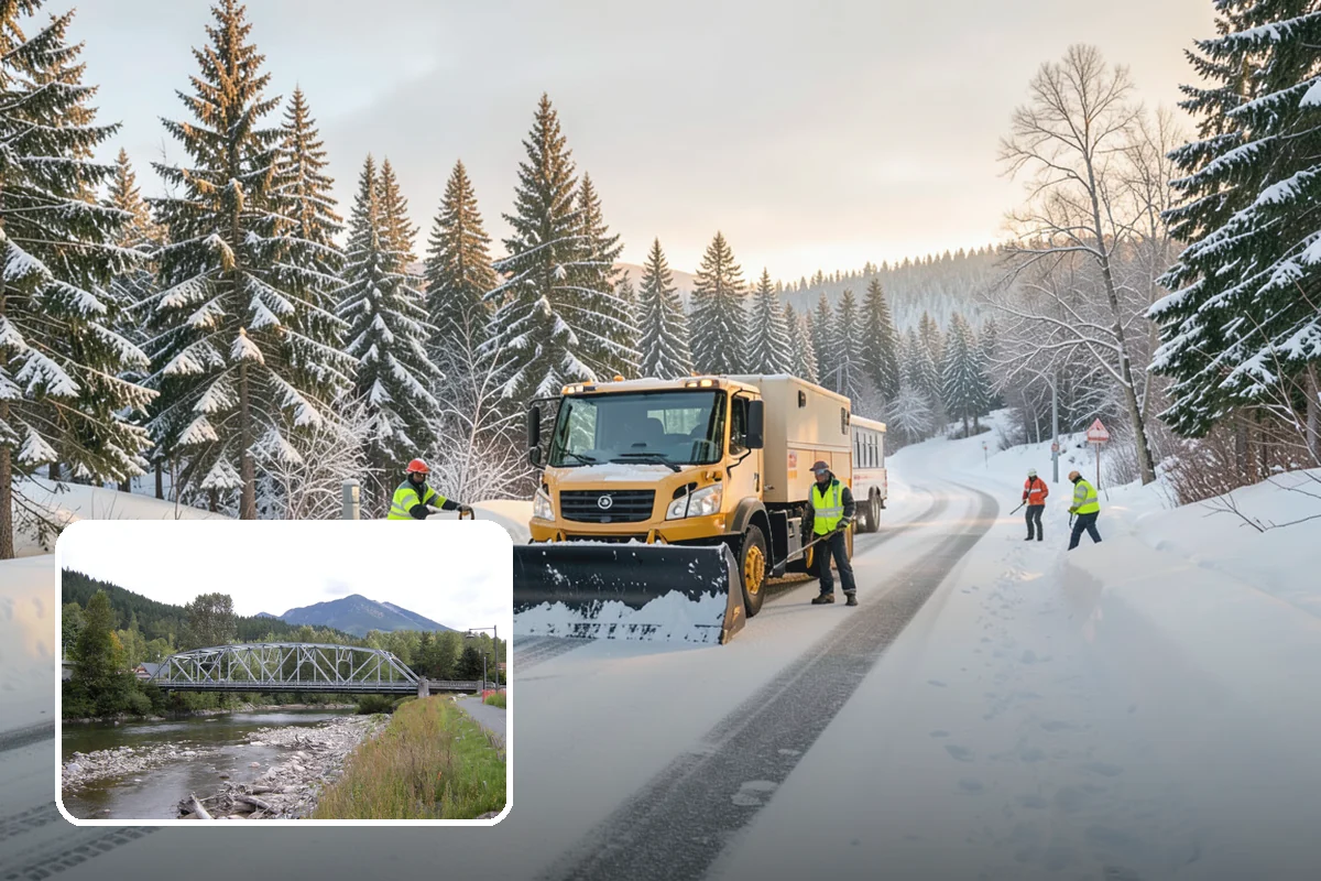 Hotel Sidewalk Clearing in Skykomish, King County, WA - Around-the-clock coverage matches 24-hour guest arrivals