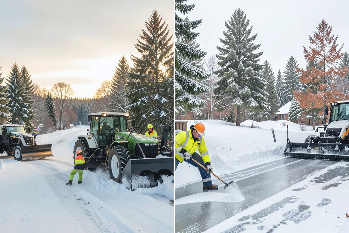 Hotel Sidewalk Clearing in Skykomish, King County, WA - Clear the arrival canopy and check-in walk as top priority