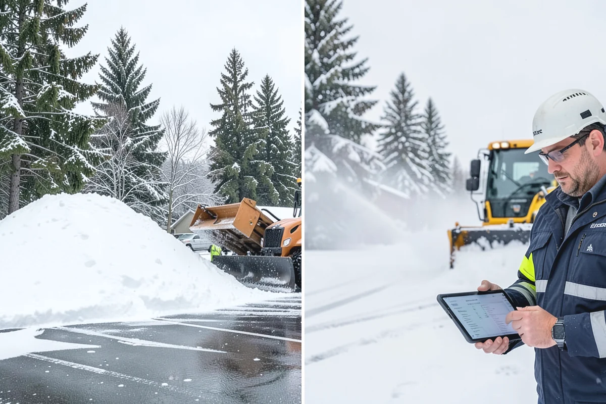 Hotel Sidewalk Clearing in South Prairie, Pierce County, WA - Clear the arrival canopy and check-in walk as top priority