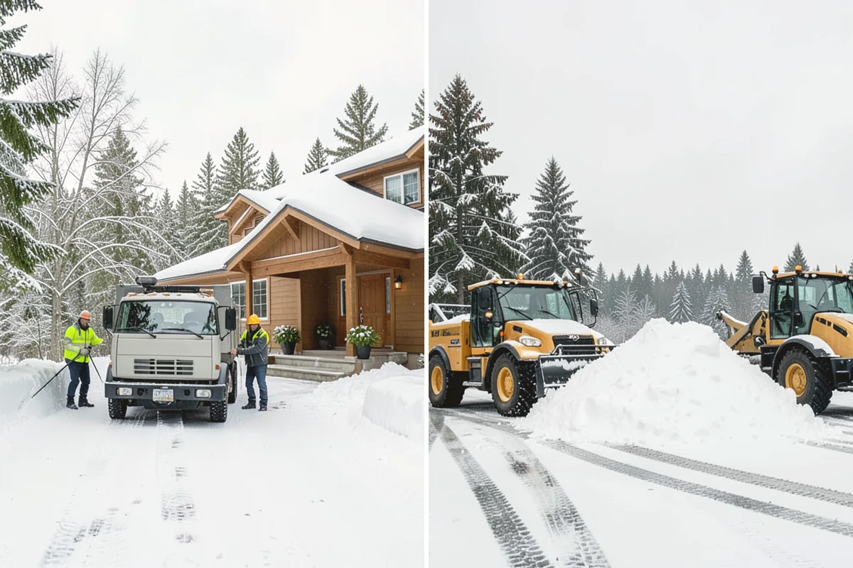 Hotel Sidewalk Clearing in Steilacoom, Pierce County, WA - Clear the arrival canopy and check-in walk as top priority