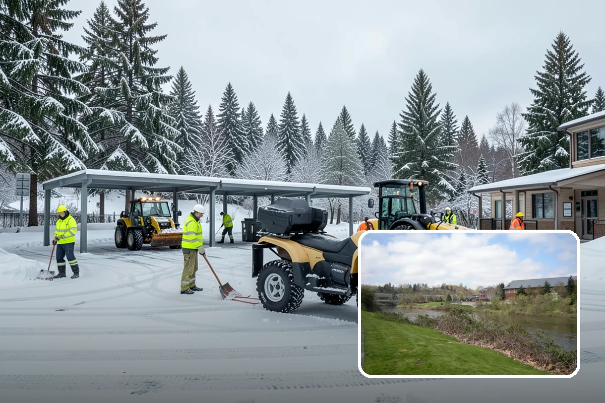 Hotel Sidewalk Clearing in Tukwila, King County, WA - Around-the-clock coverage matches 24-hour guest arrivals