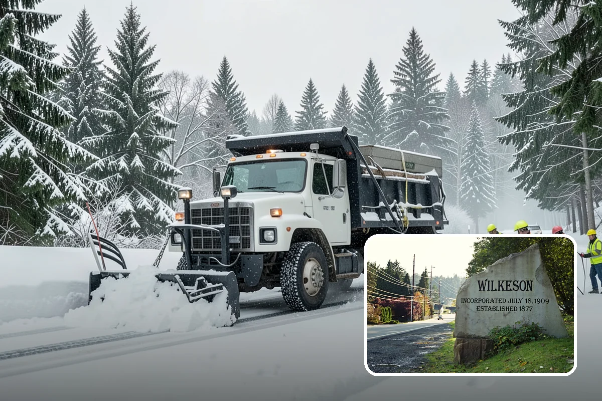 Hotel Sidewalk Clearing in Wilkeson, Pierce County, WA - Around-the-clock coverage matches 24-hour guest arrivals