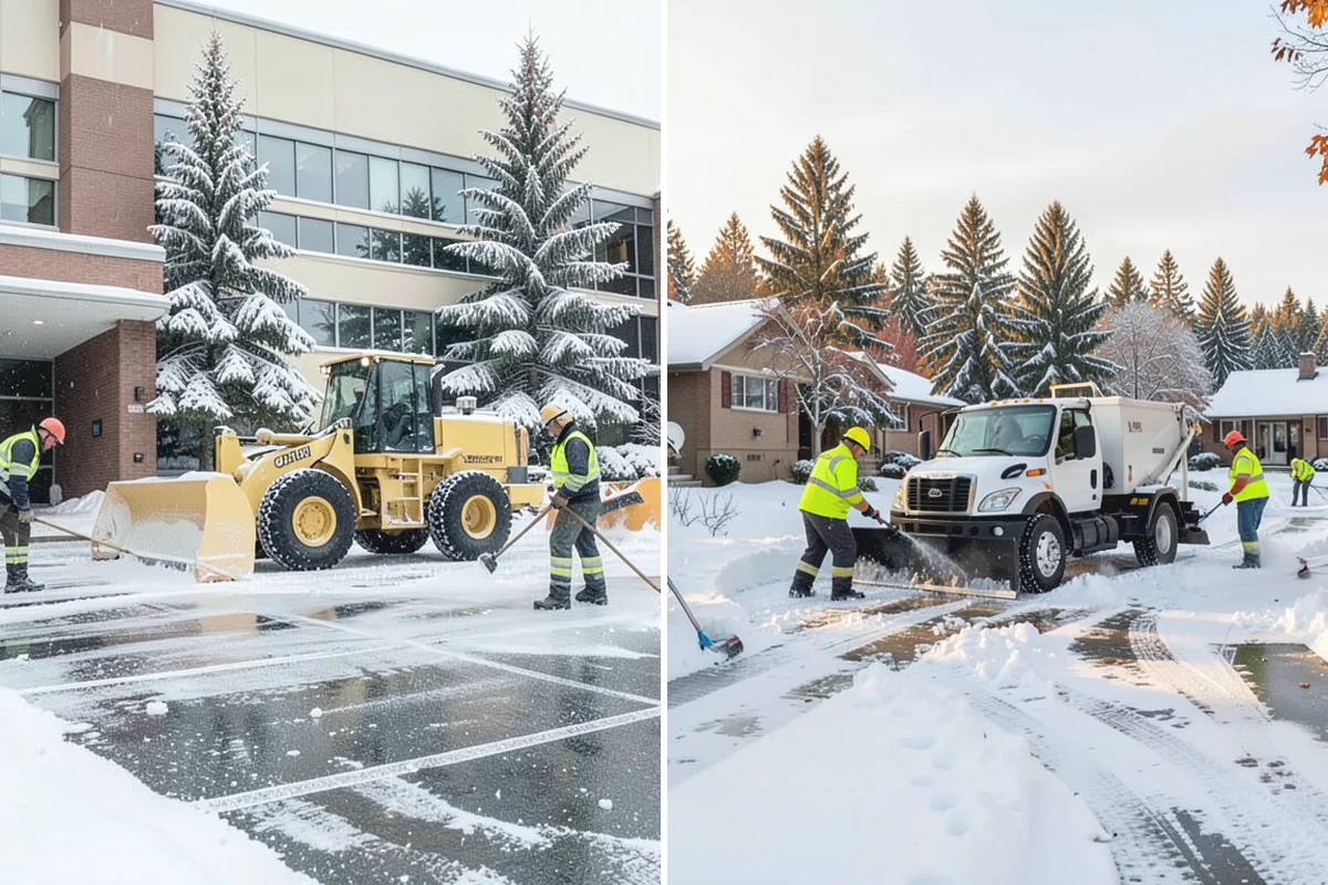 Hotel Sidewalk Clearing in Woodinville, King County, WA - Clear the arrival canopy and check-in walk as top priority