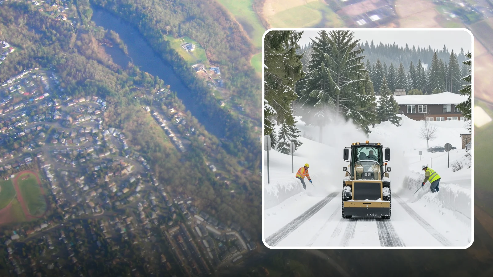Hotel Snow Plowing in Algona, King County, WA - We plow hotel lots, the porte-cochere, and guest entrances around the clock so arriving travelers always find safe access.