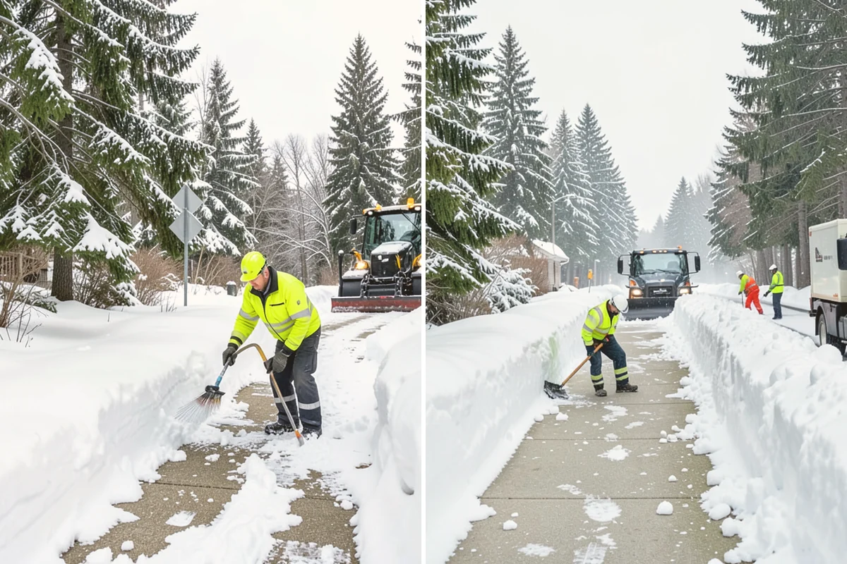 Hotel Snow Plowing in Algona, King County, WA - Set 24-hour priorities for the porte-cochere, entrances, and guest lot
