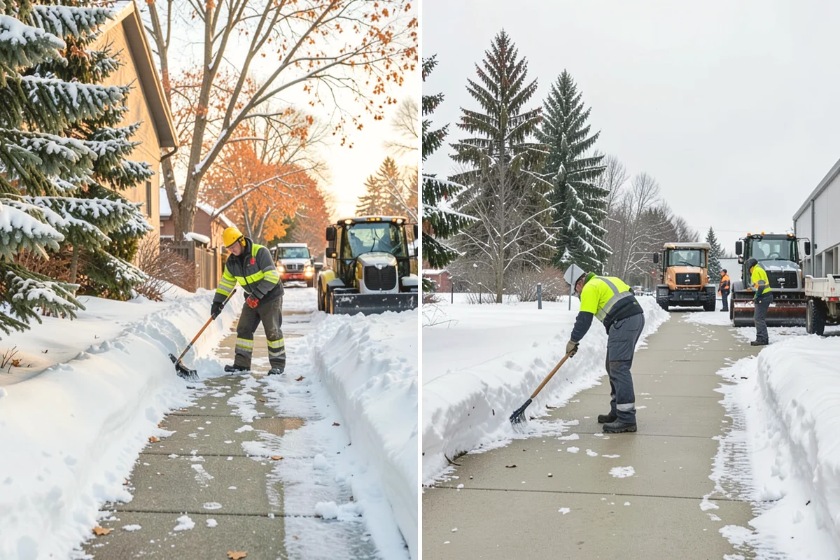 Hotel Snow Plowing in Anacortes, Skagit County, WA - Set 24-hour priorities for the porte-cochere, entrances, and guest lot