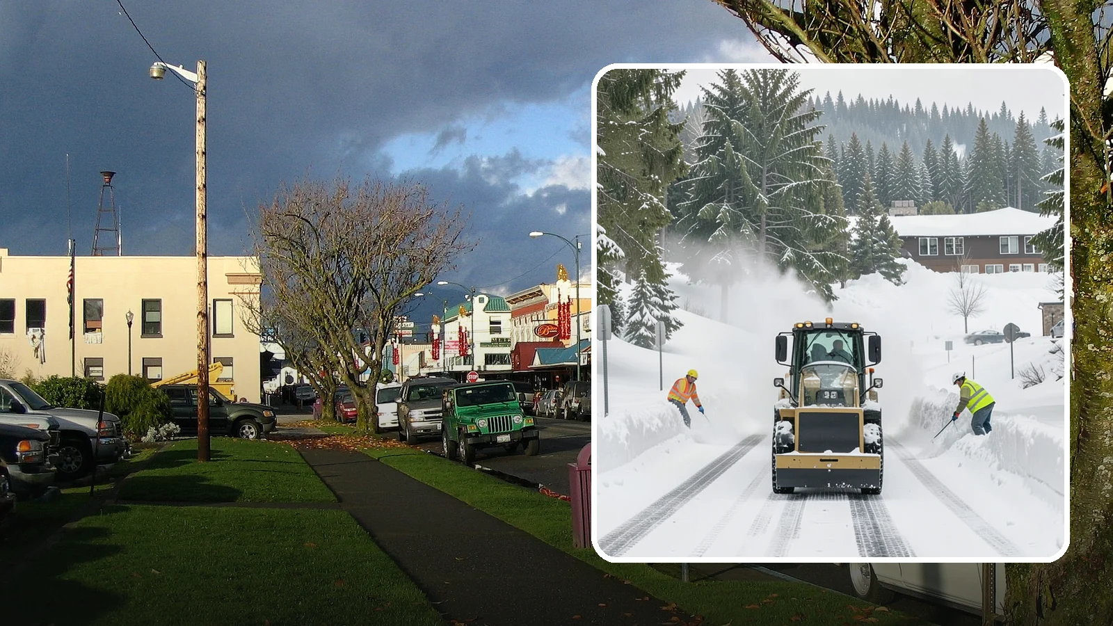 Hotel Snow Plowing in Arlington, Snohomish County, WA - We plow hotel lots, the porte-cochere, and guest entrances around the clock so arriving travelers always find safe access.