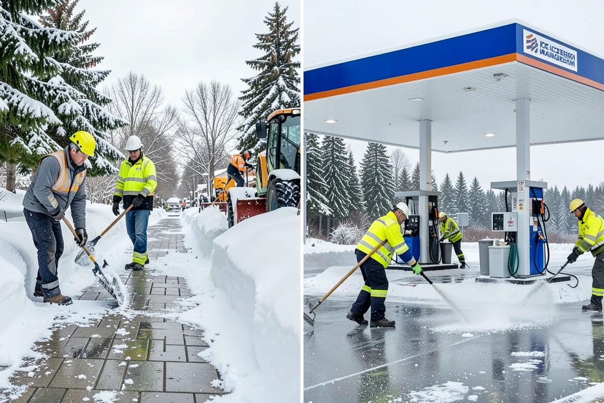 Hotel Snow Plowing in Arlington, Snohomish County, WA - Set 24-hour priorities for the porte-cochere, entrances, and guest lot