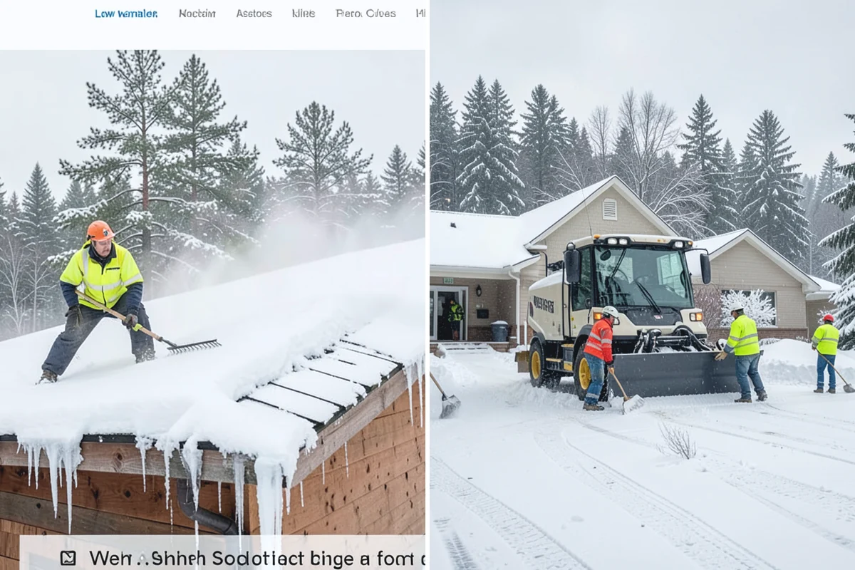 Hotel Snow Plowing in Auburn, King County, WA - Set 24-hour priorities for the porte-cochere, entrances, and guest lot