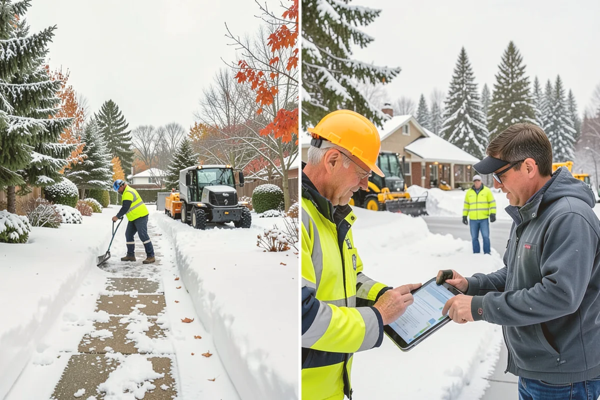 Hotel Snow Plowing in Bellevue, King County, WA - Set 24-hour priorities for the porte-cochere, entrances, and guest lot