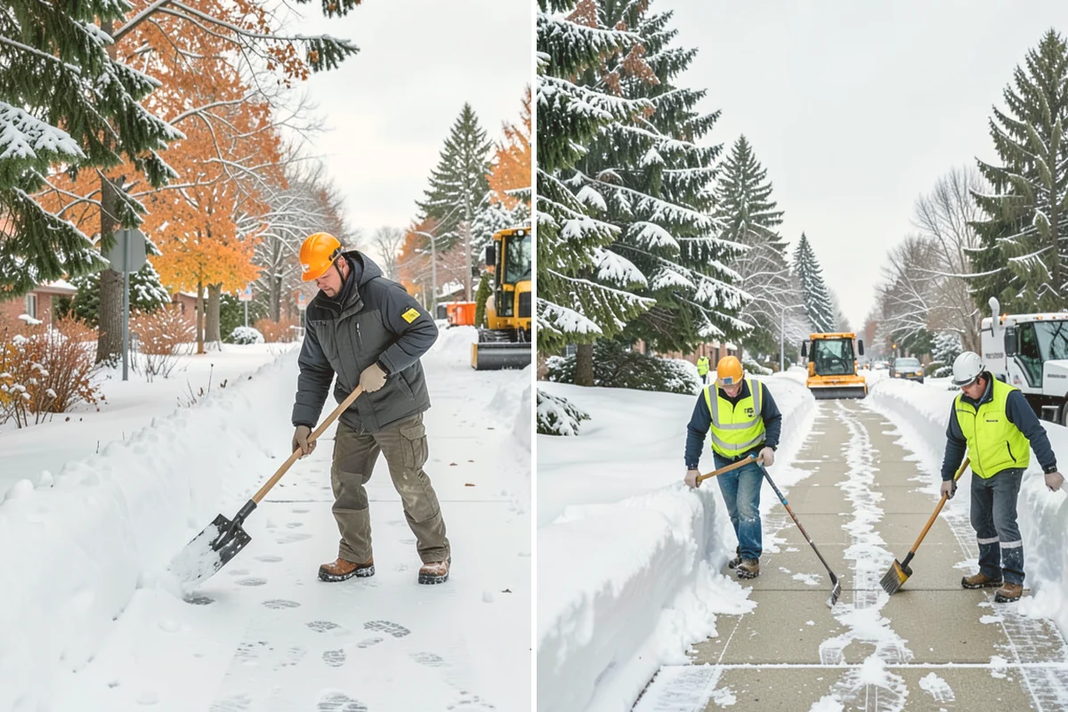Hotel Snow Plowing in Bothell, King County, WA - Set 24-hour priorities for the porte-cochere, entrances, and guest lot