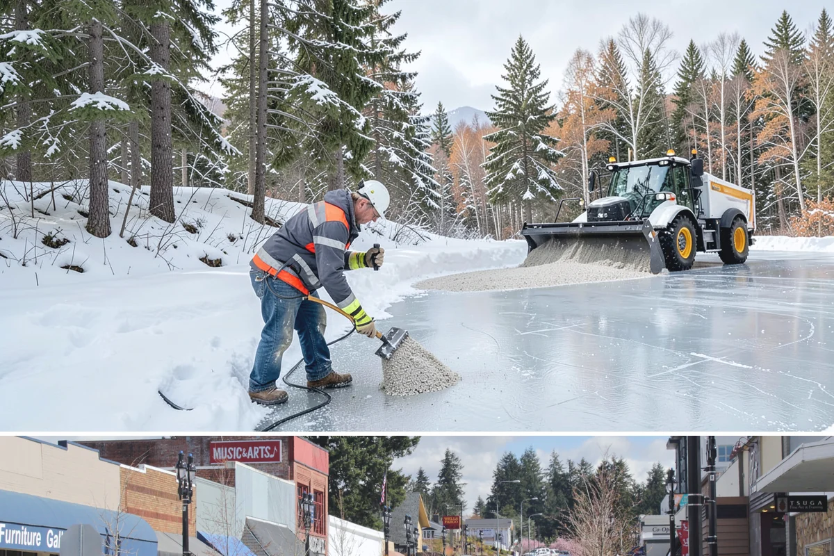 Hotel Snow Plowing in Bothell, King County, WA - Arrange 24-hour seasonal coverage before winter so guests always arrive to a clear entrance.