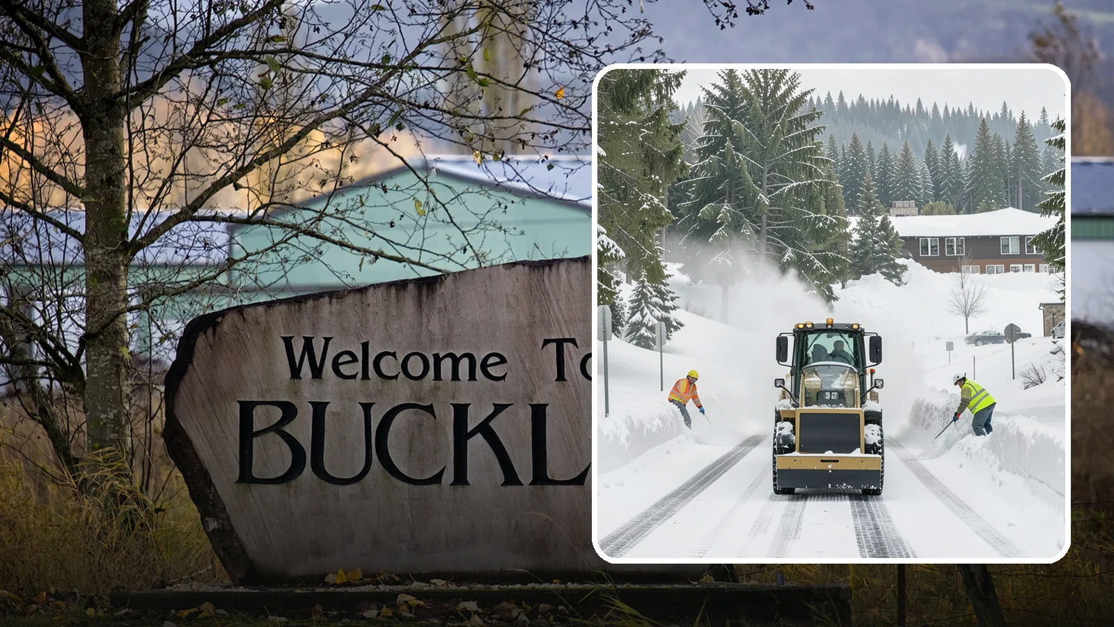 Hotel Snow Plowing in Buckley, Pierce County, WA - We plow hotel lots, the porte-cochere, and guest entrances around the clock so arriving travelers always find safe access.