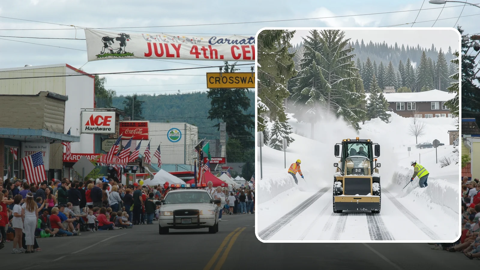 Hotel Snow Plowing in Carnation, King County, WA - We plow hotel lots, the porte-cochere, and guest entrances around the clock so arriving travelers always find safe access.