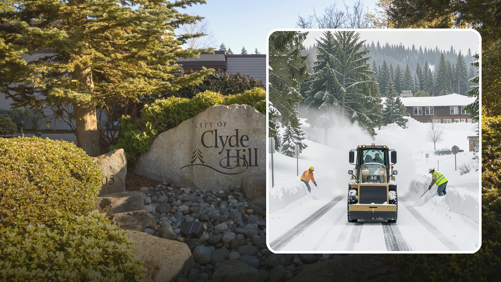 Hotel Snow Plowing in Clyde Hill, King County, WA - We plow hotel lots, the porte-cochere, and guest entrances around the clock so arriving travelers always find safe access.