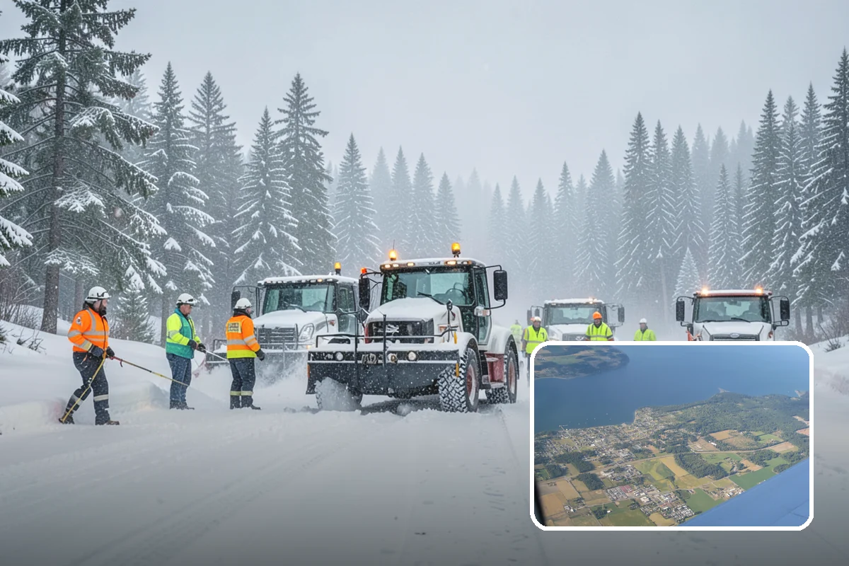 Hotel Snow Plowing in Coupeville, Island County, WA - Porte-cochere and guest lot cleared on a 24-hour basis