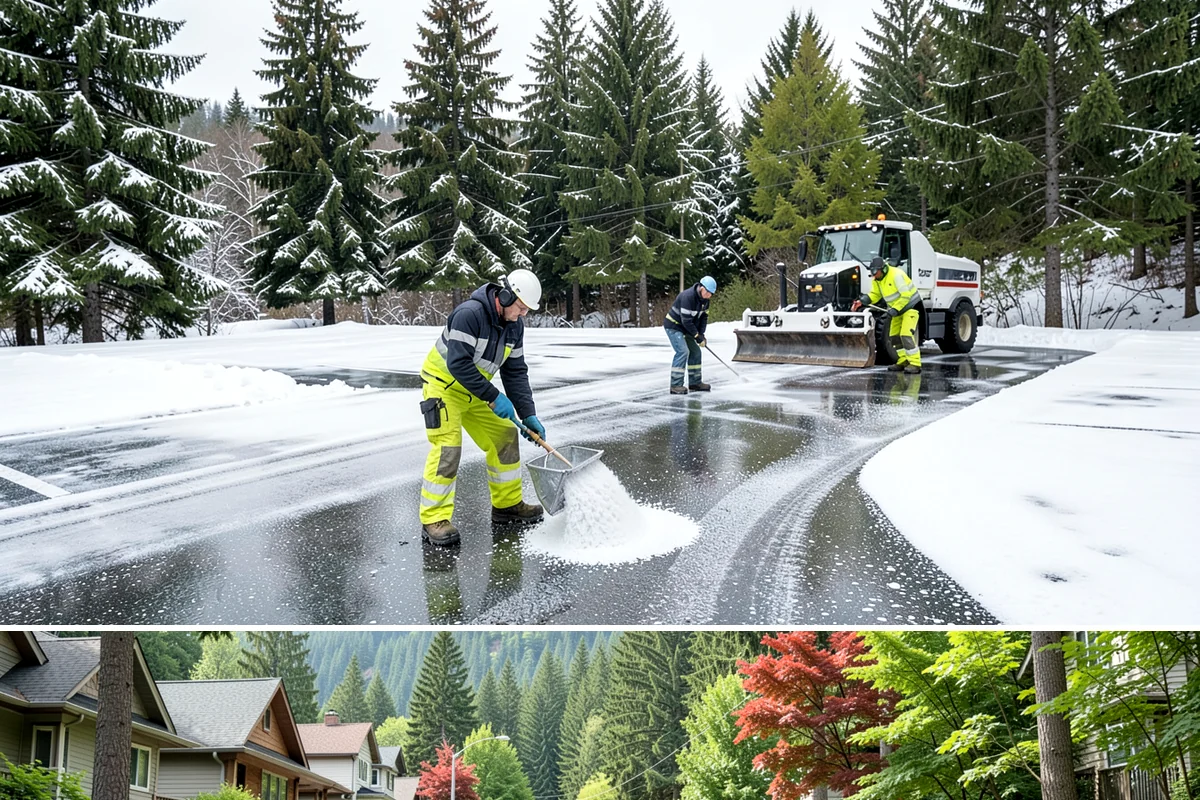 Hotel Snow Plowing in Darrington, Snohomish County, WA - Arrange 24-hour seasonal coverage before winter so guests always arrive to a clear entrance.