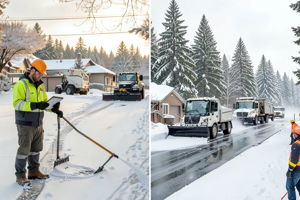 Hotel Snow Plowing in DuPont, Pierce County, WA - Set 24-hour priorities for the porte-cochere, entrances, and guest lot