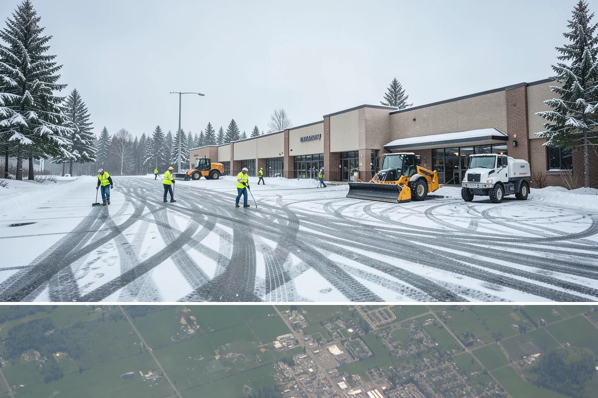 Hotel Snow Plowing in Enumclaw, King County, WA - Arrange 24-hour seasonal coverage before winter so guests always arrive to a clear entrance.