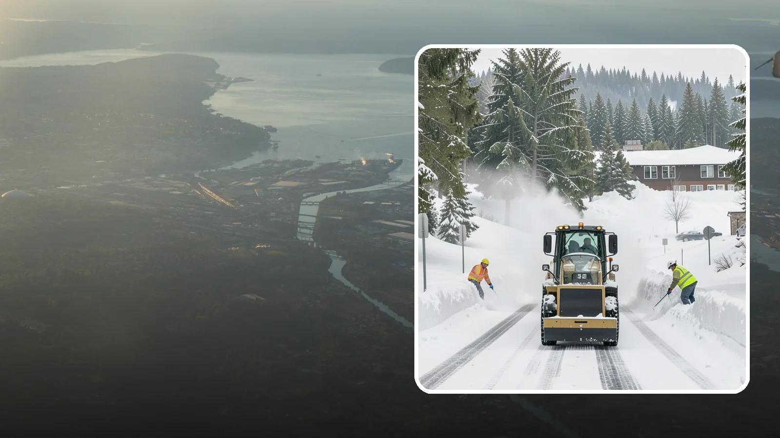 Hotel Snow Plowing in Fife, Pierce County, WA - We plow hotel lots, the porte-cochere, and guest entrances around the clock so arriving travelers always find safe access.
