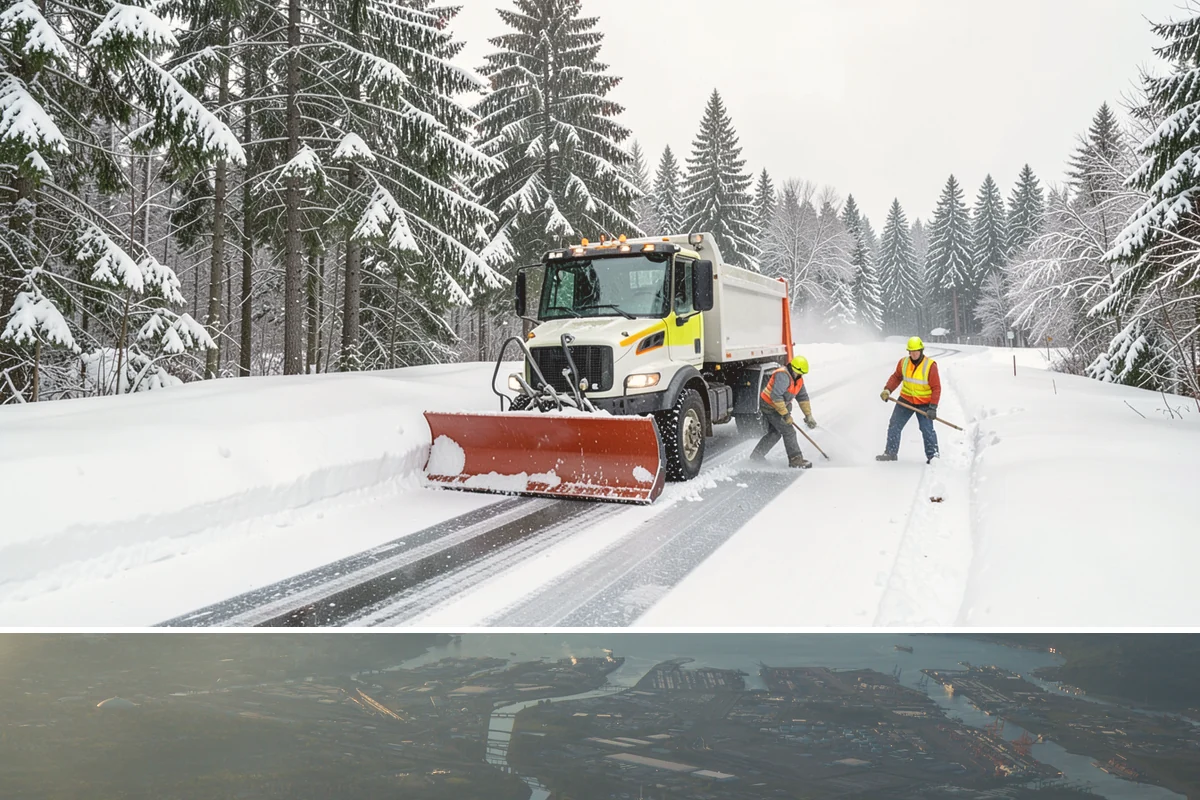 Hotel Snow Plowing in Fife, Pierce County, WA - Arrange 24-hour seasonal coverage before winter so guests always arrive to a clear entrance.