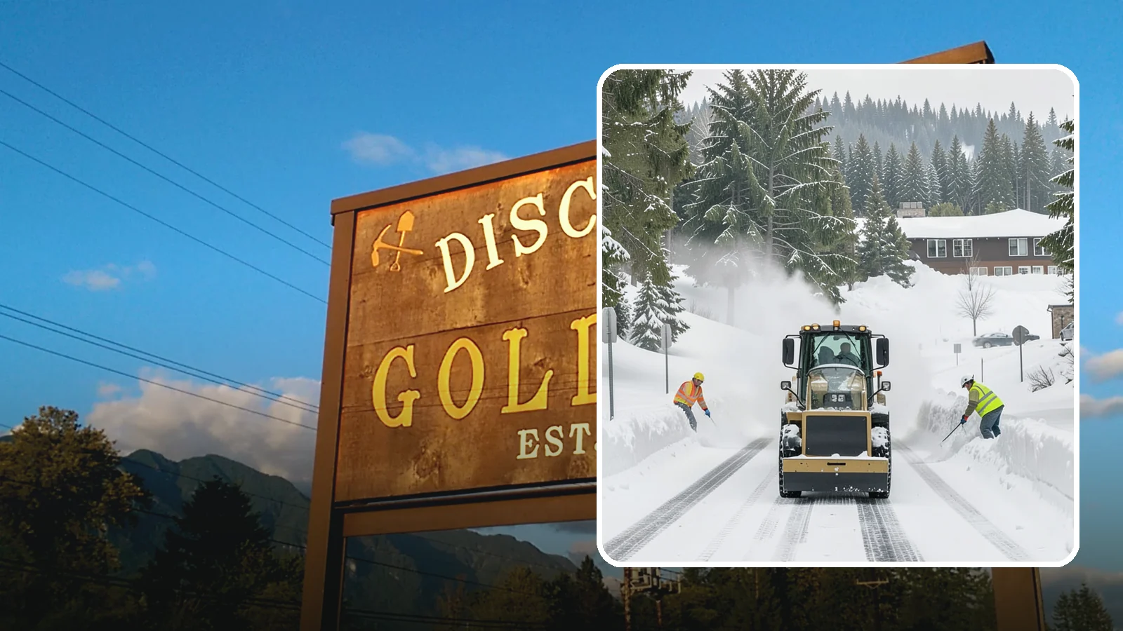 Hotel Snow Plowing in Gold Bar, Snohomish County, WA - We plow hotel lots, the porte-cochere, and guest entrances around the clock so arriving travelers always find safe access.
