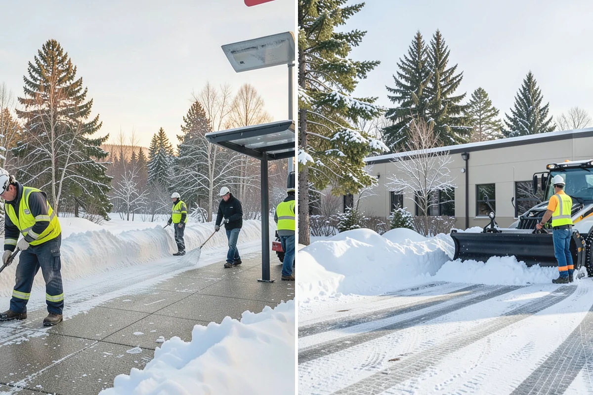 Hotel Snow Plowing in Gold Bar, Snohomish County, WA - Set 24-hour priorities for the porte-cochere, entrances, and guest lot