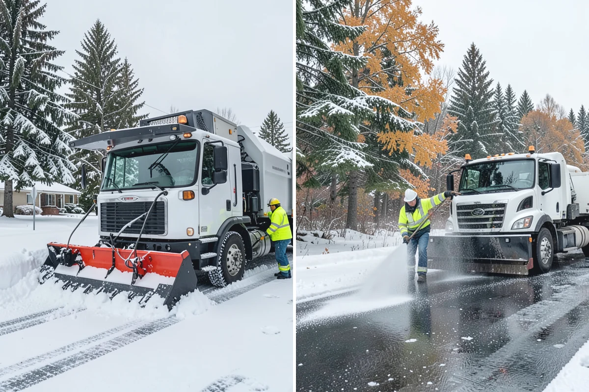 Hotel Snow Plowing in Granite Falls, Snohomish County, WA - Set 24-hour priorities for the porte-cochere, entrances, and guest lot