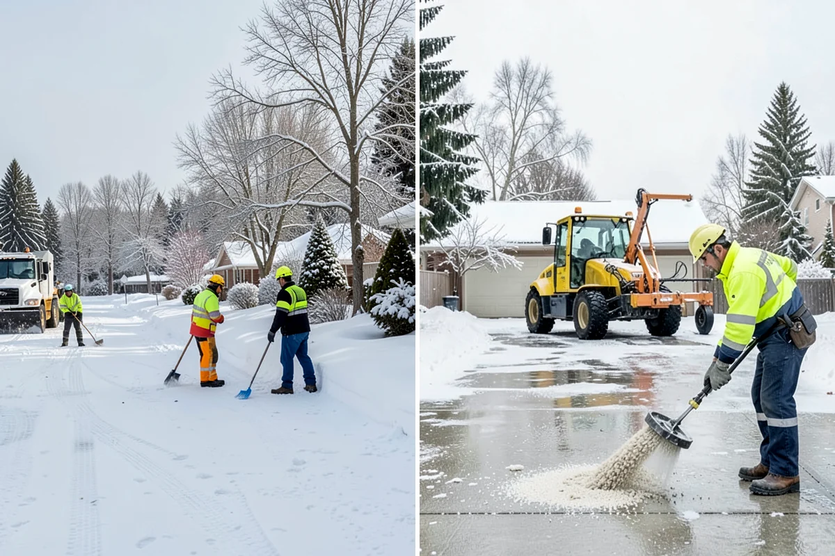Hotel Snow Plowing in Hunts Point, King County, WA - Set 24-hour priorities for the porte-cochere, entrances, and guest lot