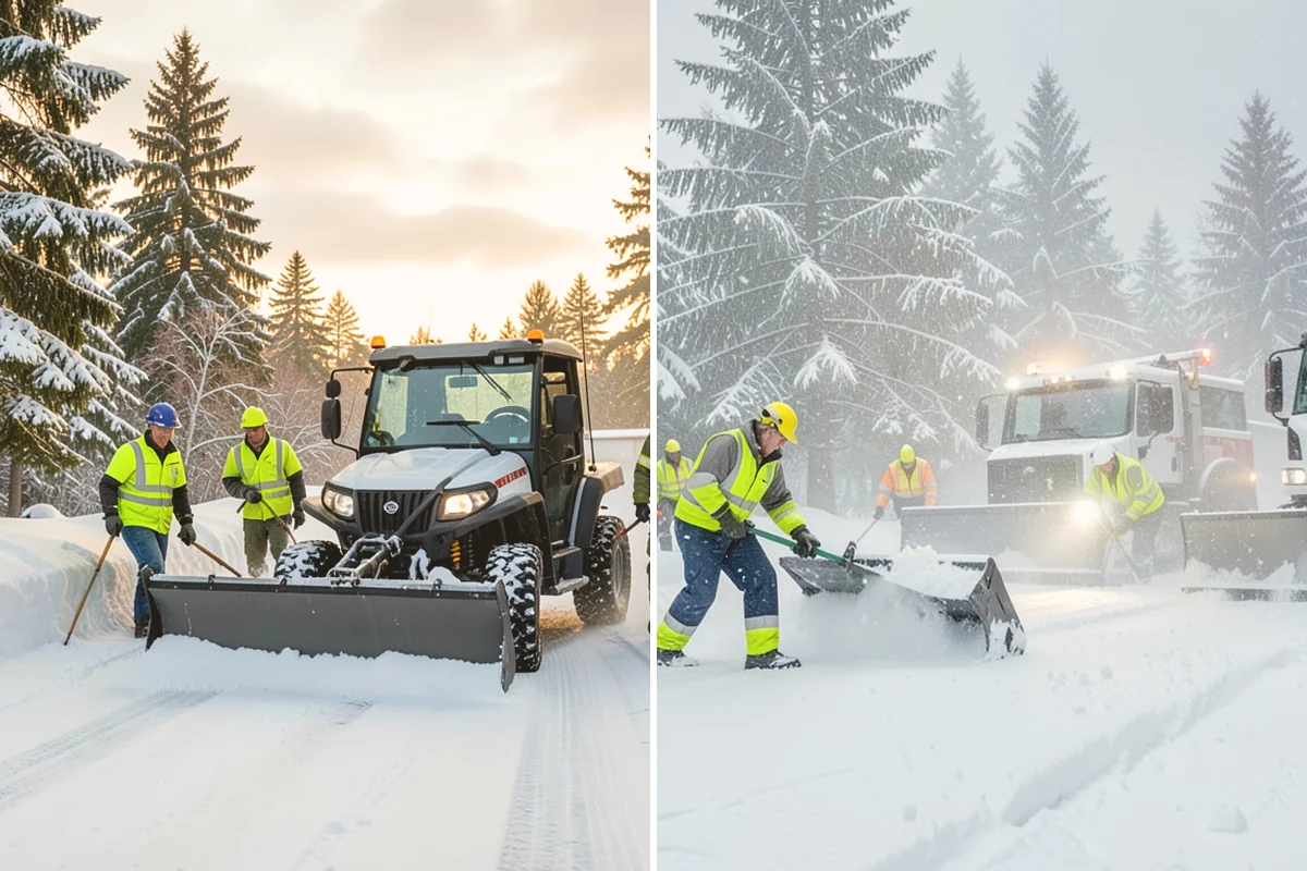 Hotel Snow Plowing in Kirkland, King County, WA - Set 24-hour priorities for the porte-cochere, entrances, and guest lot