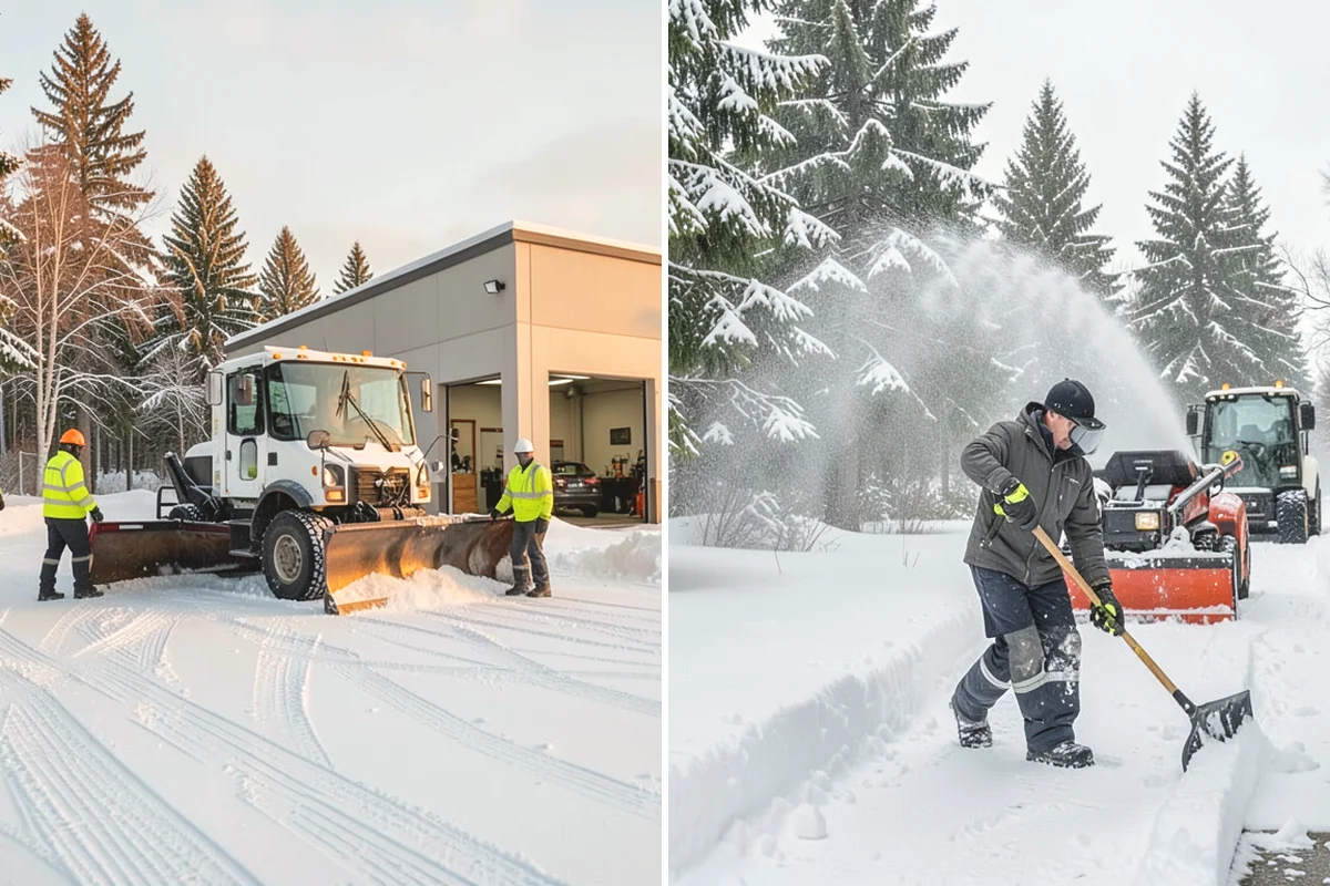 Hotel Snow Plowing in Lake Stevens, Snohomish County, WA - Set 24-hour priorities for the porte-cochere, entrances, and guest lot