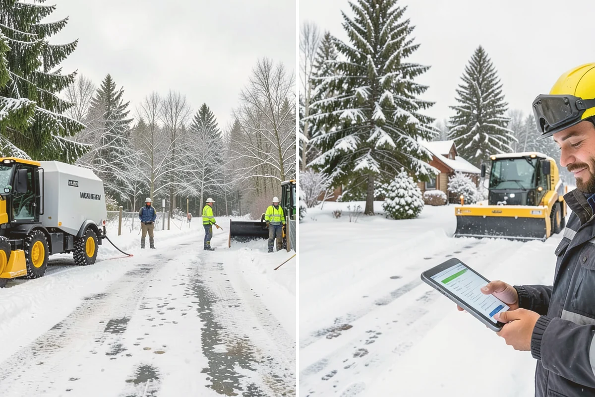 Hotel Snow Plowing in Lynnwood, Snohomish County, WA - Set 24-hour priorities for the porte-cochere, entrances, and guest lot