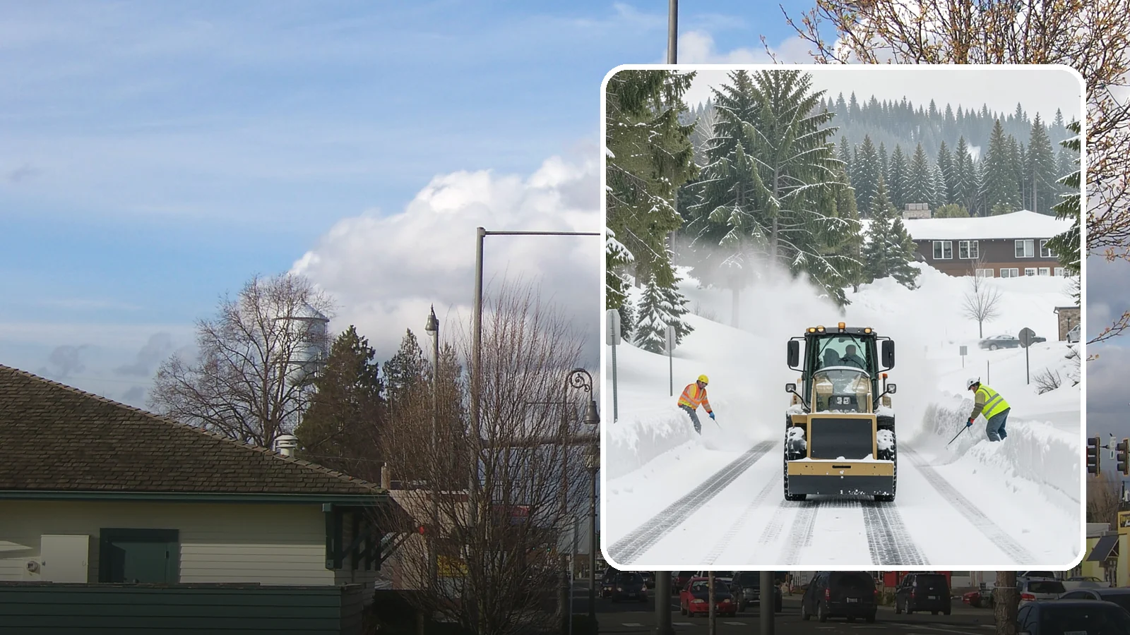 Hotel Snow Plowing in Marysville, Snohomish County, WA - We plow hotel lots, the porte-cochere, and guest entrances around the clock so arriving travelers always find safe access.