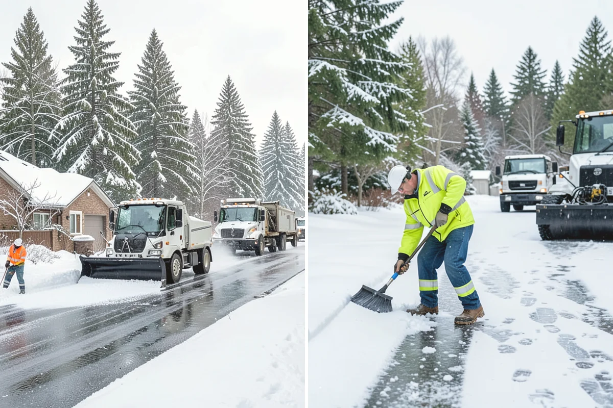 Hotel Snow Plowing in Mercer Island, King County, WA - Set 24-hour priorities for the porte-cochere, entrances, and guest lot