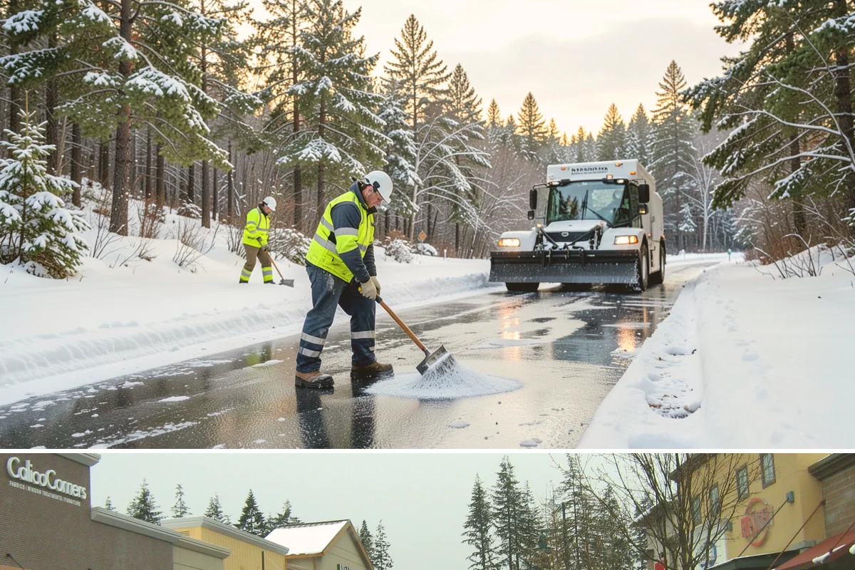 Hotel Snow Plowing in Mill Creek, Snohomish County, WA - Arrange 24-hour seasonal coverage before winter so guests always arrive to a clear entrance.
