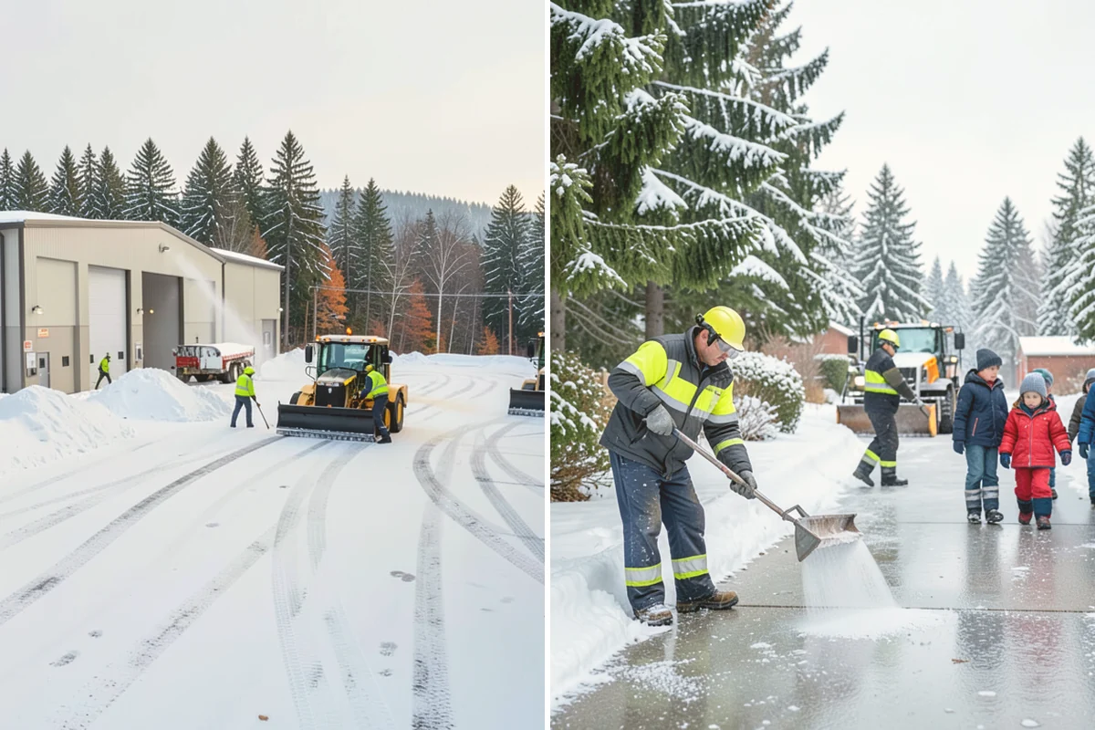 Hotel Snow Plowing in Mount Vernon, Skagit County, WA - Set 24-hour priorities for the porte-cochere, entrances, and guest lot