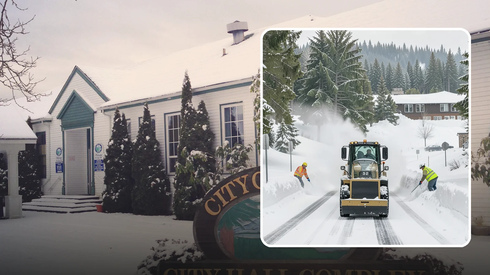 Hotel Snow Plowing in Pacific, King County, WA - We plow hotel lots, the porte-cochere, and guest entrances around the clock so arriving travelers always find safe access.