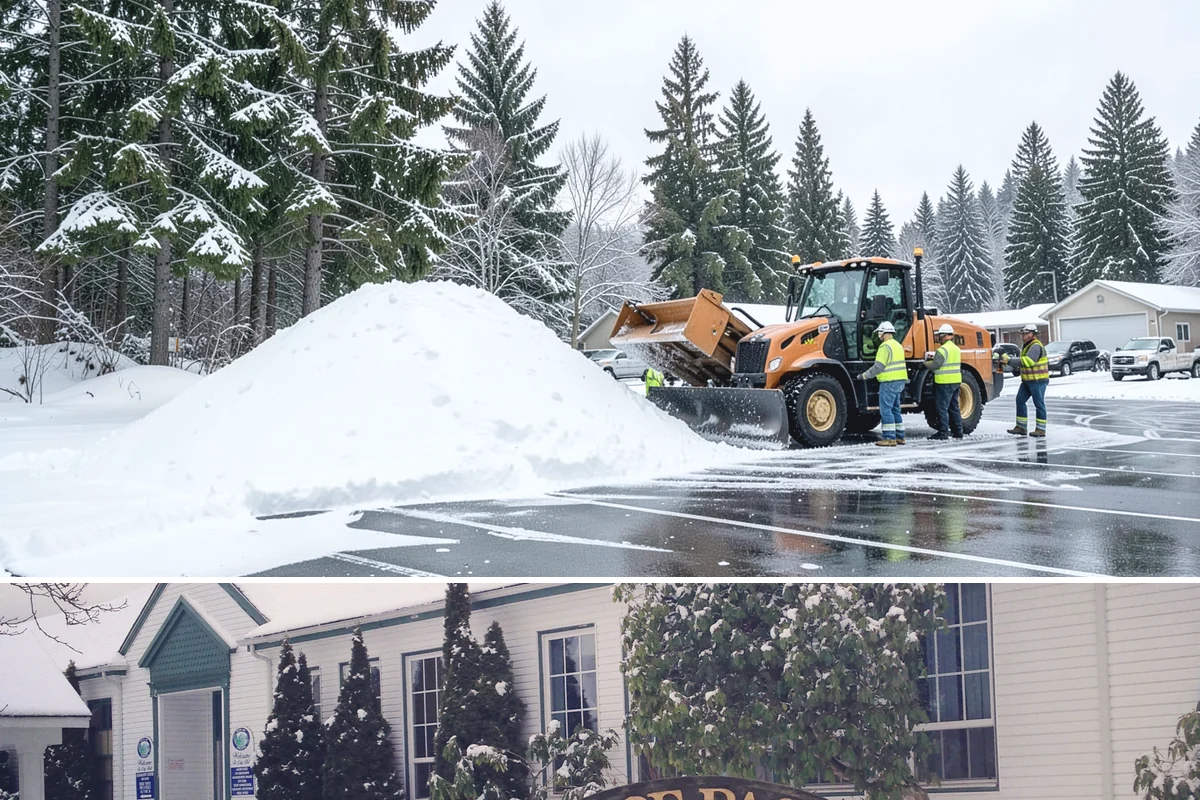 Hotel Snow Plowing in Pacific, King County, WA - Arrange 24-hour seasonal coverage before winter so guests always arrive to a clear entrance.