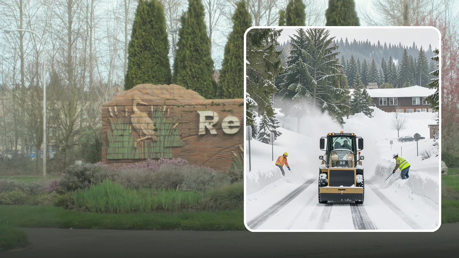 Hotel Snow Plowing in Renton, King County, WA - We plow hotel lots, the porte-cochere, and guest entrances around the clock so arriving travelers always find safe access.