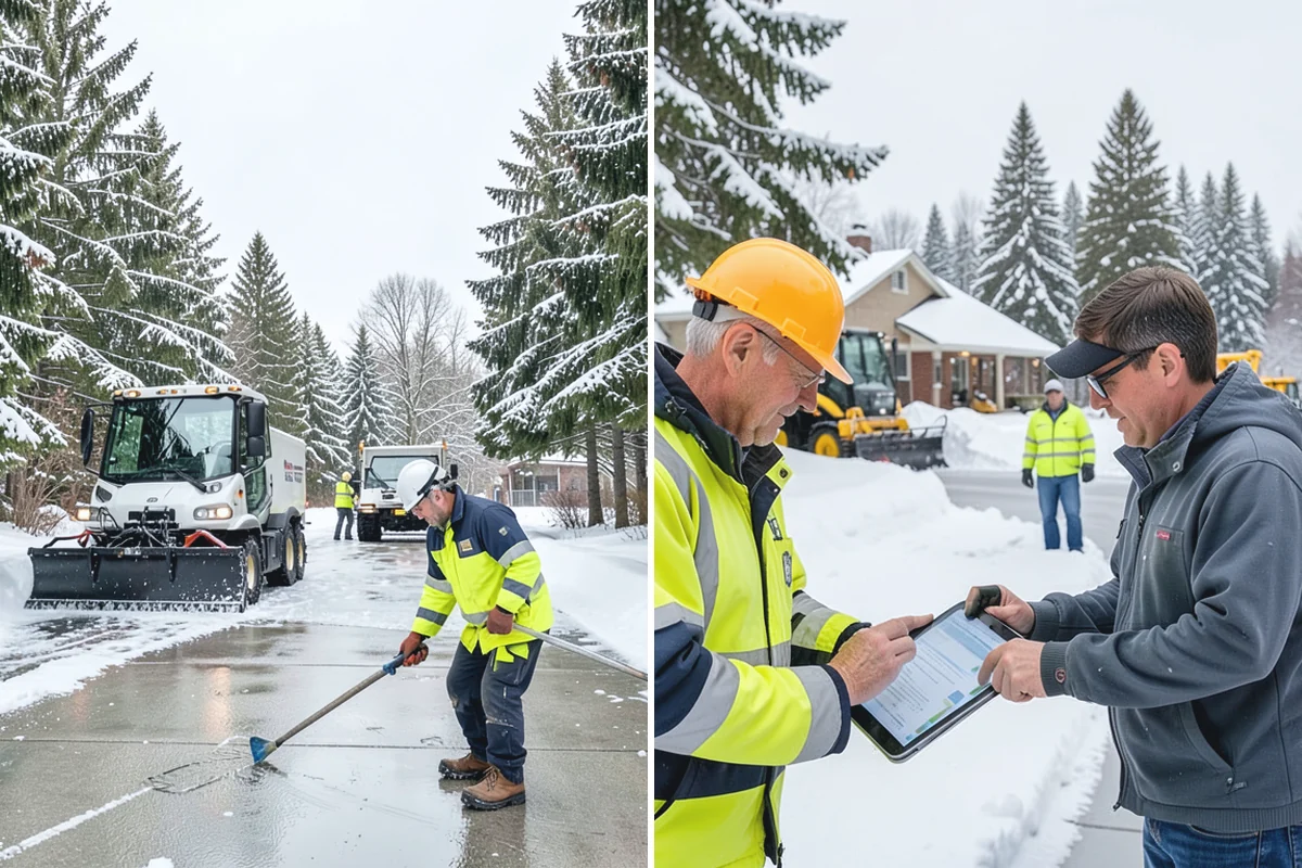 Hotel Snow Plowing in Renton, King County, WA - Set 24-hour priorities for the porte-cochere, entrances, and guest lot