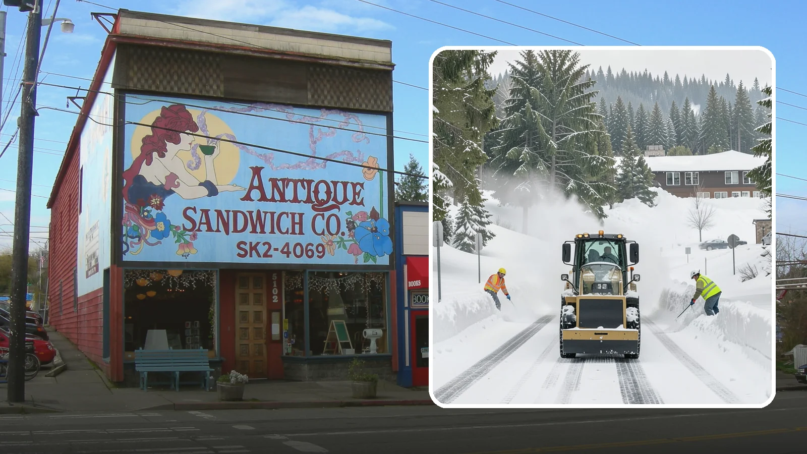 Hotel Snow Plowing in Ruston, Pierce County, WA - We plow hotel lots, the porte-cochere, and guest entrances around the clock so arriving travelers always find safe access.