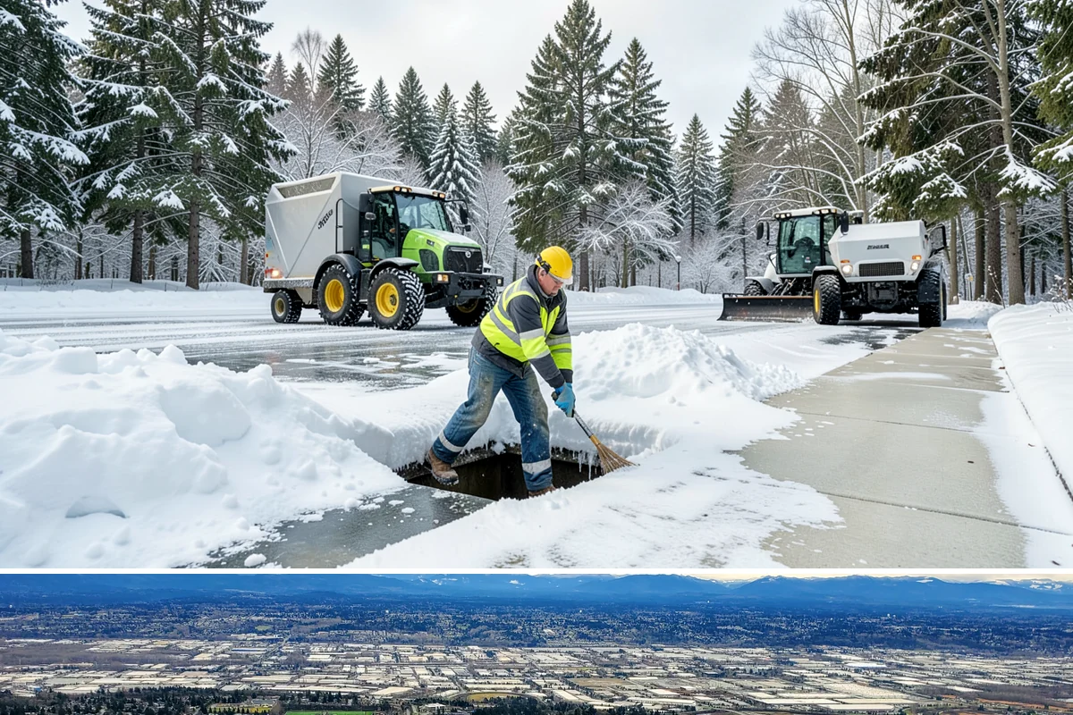 Hotel Snow Plowing in SeaTac, King County, WA - Arrange 24-hour seasonal coverage before winter so guests always arrive to a clear entrance.