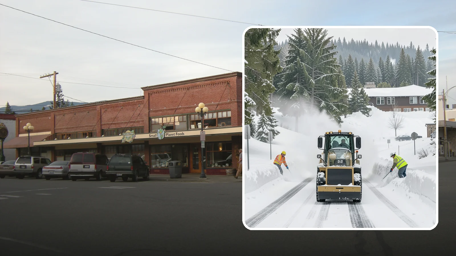 Hotel Snow Plowing in Sedro-Woolley, Skagit County, WA - We plow hotel lots, the porte-cochere, and guest entrances around the clock so arriving travelers always find safe access.
