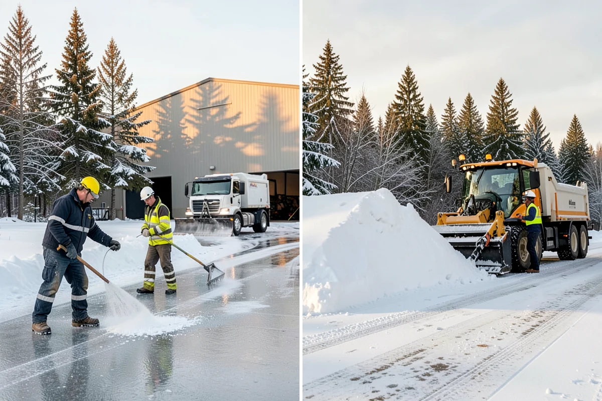 Hotel Snow Plowing in Shoreline, King County, WA - Set 24-hour priorities for the porte-cochere, entrances, and guest lot