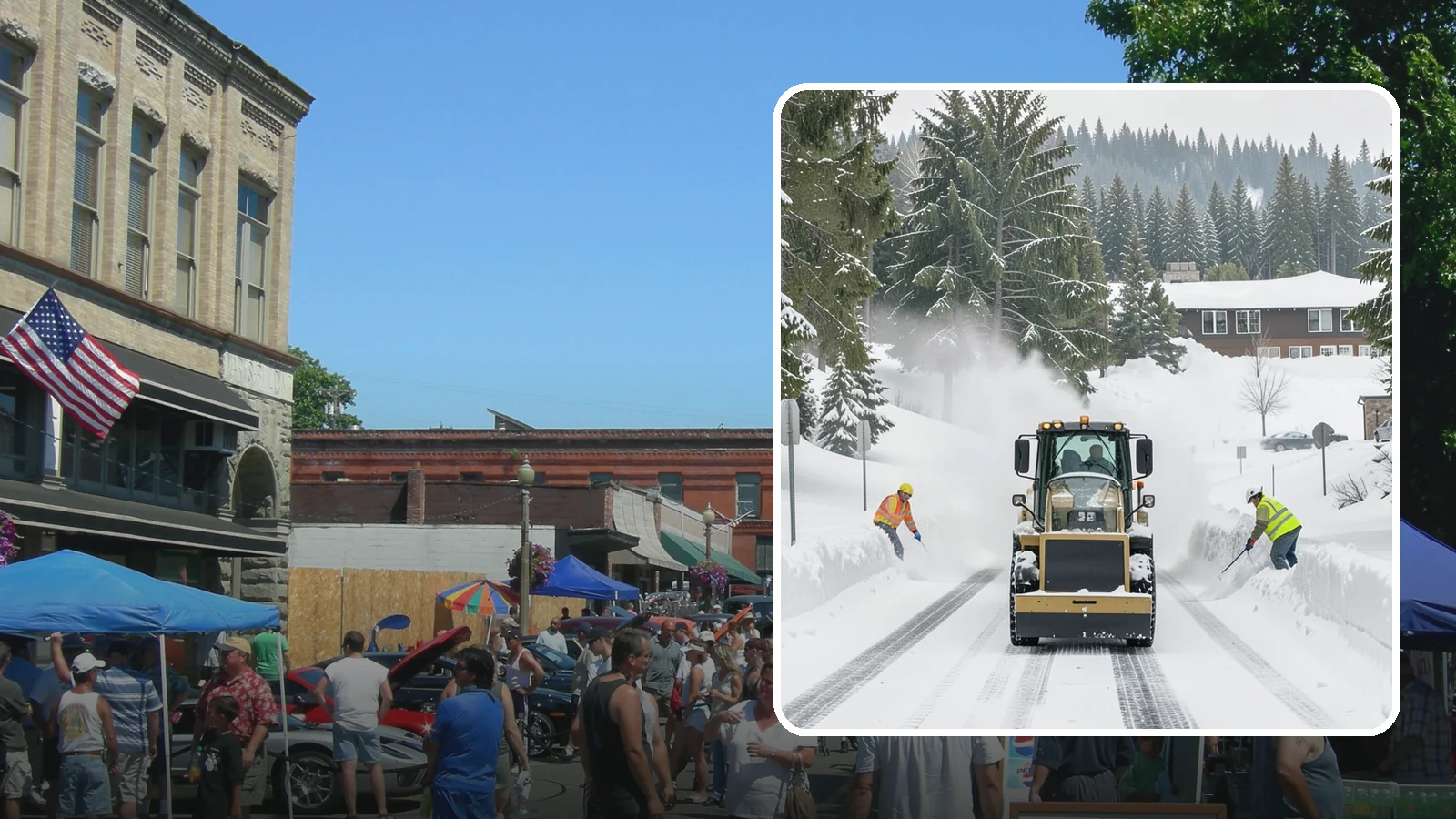 Hotel Snow Plowing in Snohomish, Snohomish County, WA - We plow hotel lots, the porte-cochere, and guest entrances around the clock so arriving travelers always find safe access.
